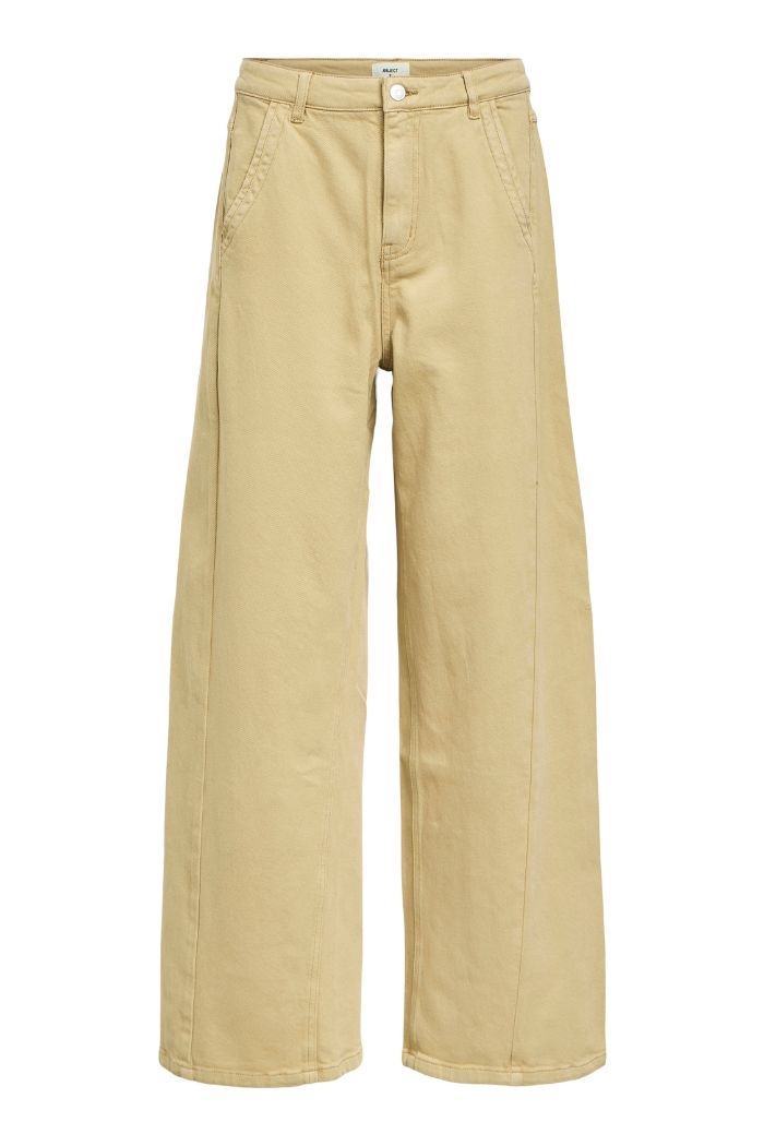 Moji MW wide jeans, Twill